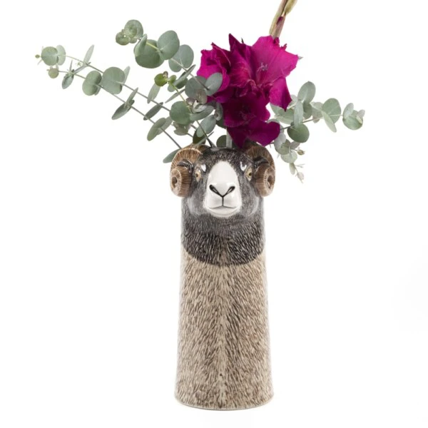 QUAIL CERAMICHE - Leone vaso per fiori
