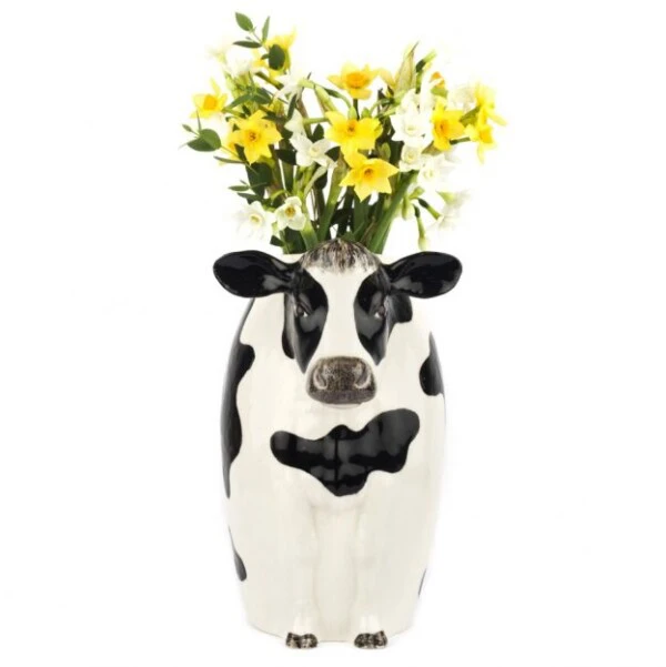 QUAIL CERAMICHE - Mucca vaso per fiori