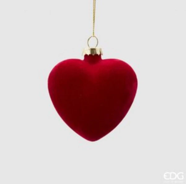 EDG - DECORO CUORE VETRO VELLUTO