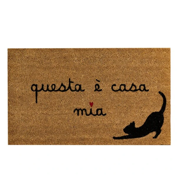 SIMPLE DAY - ZERBINO QUESTA È CASA MIA GATTO 45x75