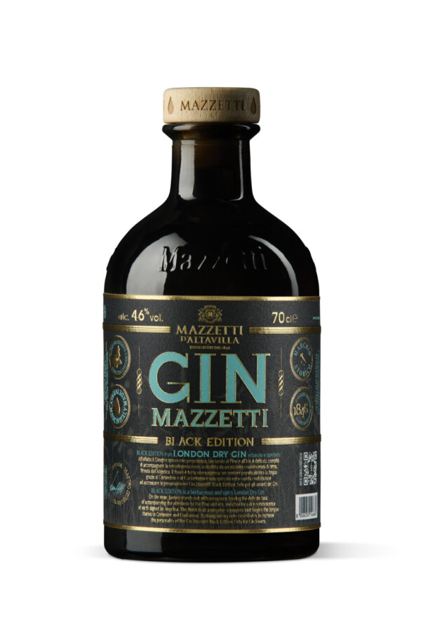 MAZZETTI D'ALTAVILLA - GIN MAZZETTI BLACK EDITION 46°