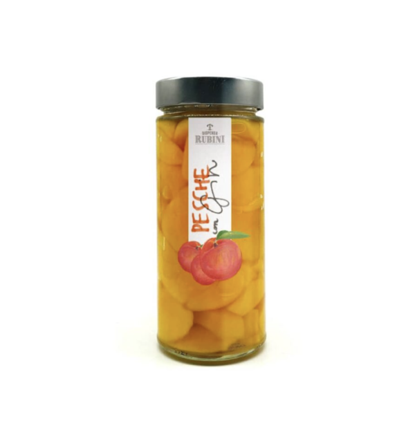 DISPENSA RUBINI - PESCHE NETTARINE AL GIN