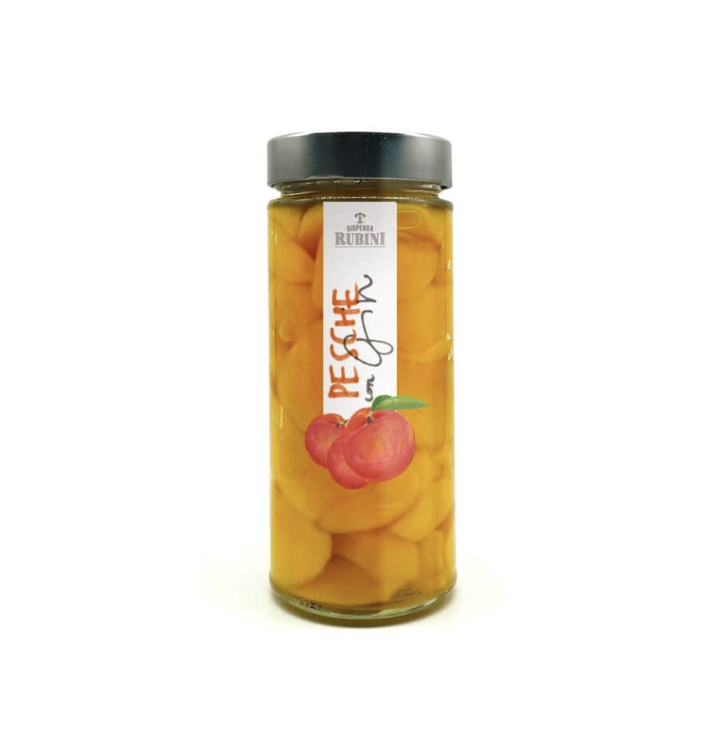 DISPENSA RUBINI - PESCHE NETTARINE AL GIN