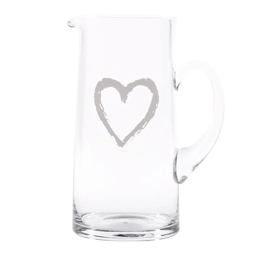 SIMPLE DAY – BROCCA VETRO CUORE GRAFFITI 1,2 L