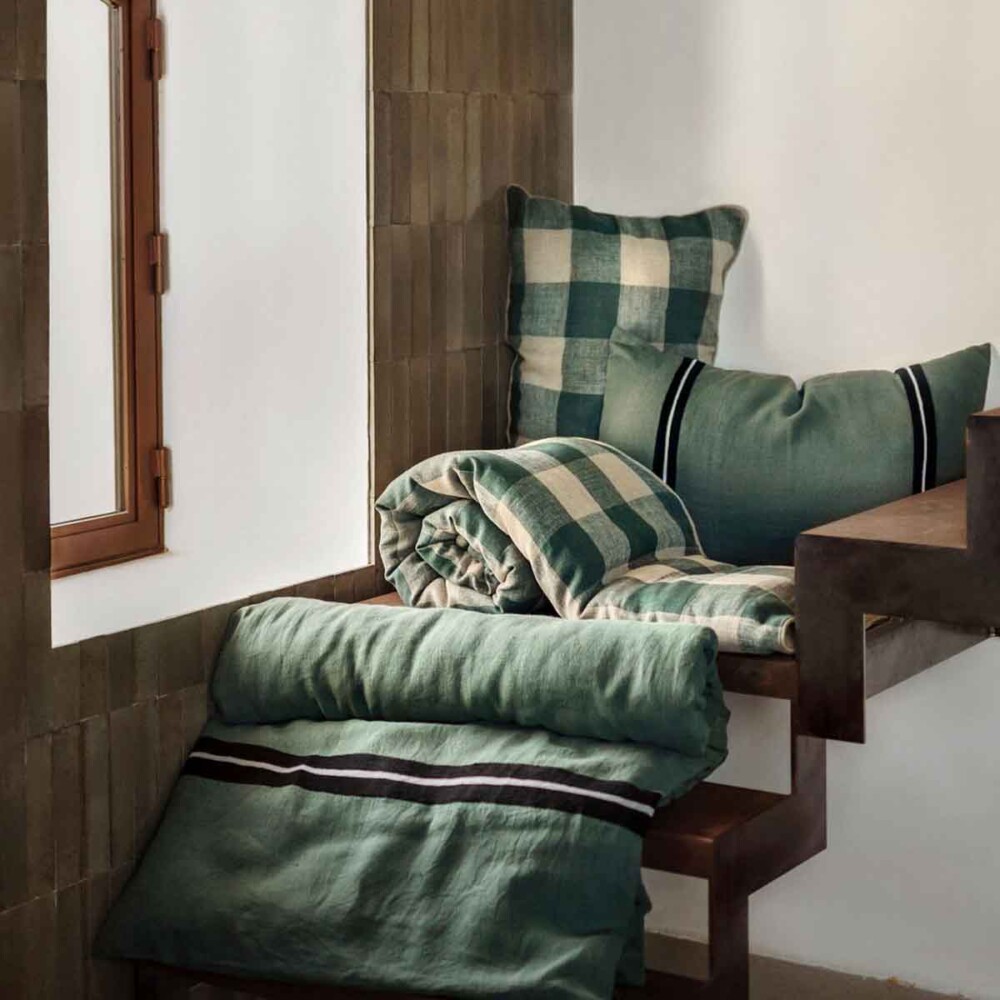 HARMONY - PALMA CUSCINO LINO (4 Colori) - immagine 4