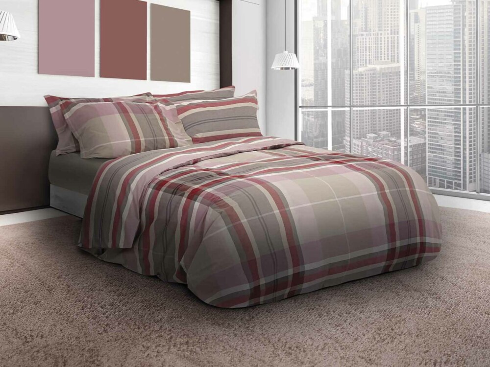 DAUNEX - PARURE COPRIPIUMINO 100% COTONE 255x200 MELROSE
