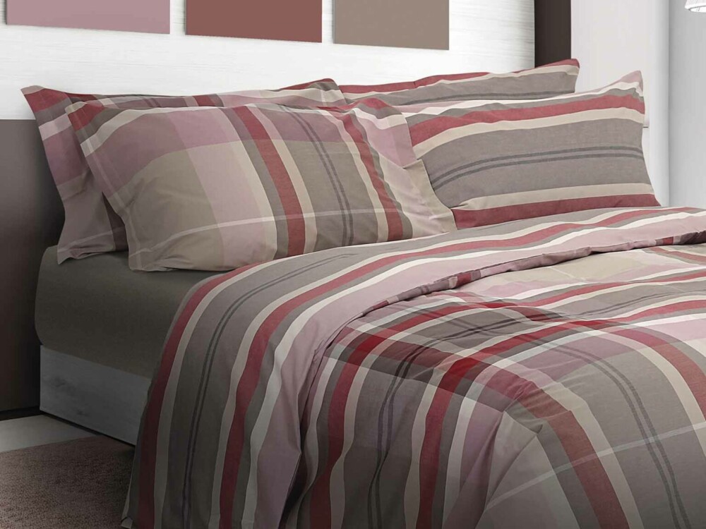 DAUNEX - PARURE COPRIPIUMINO 100% COTONE 255x200 MELROSE - immagine 2
