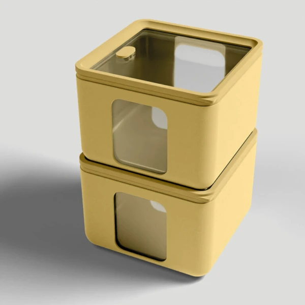 BLIM+ - CONTENITORE PEEK BOX QUADRO CITRUS (3 Misure)