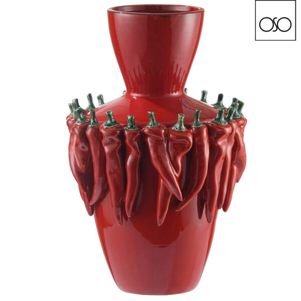STILE STORE - VASO FRAGOLE CERAMICA ROSSO (2 Misure)